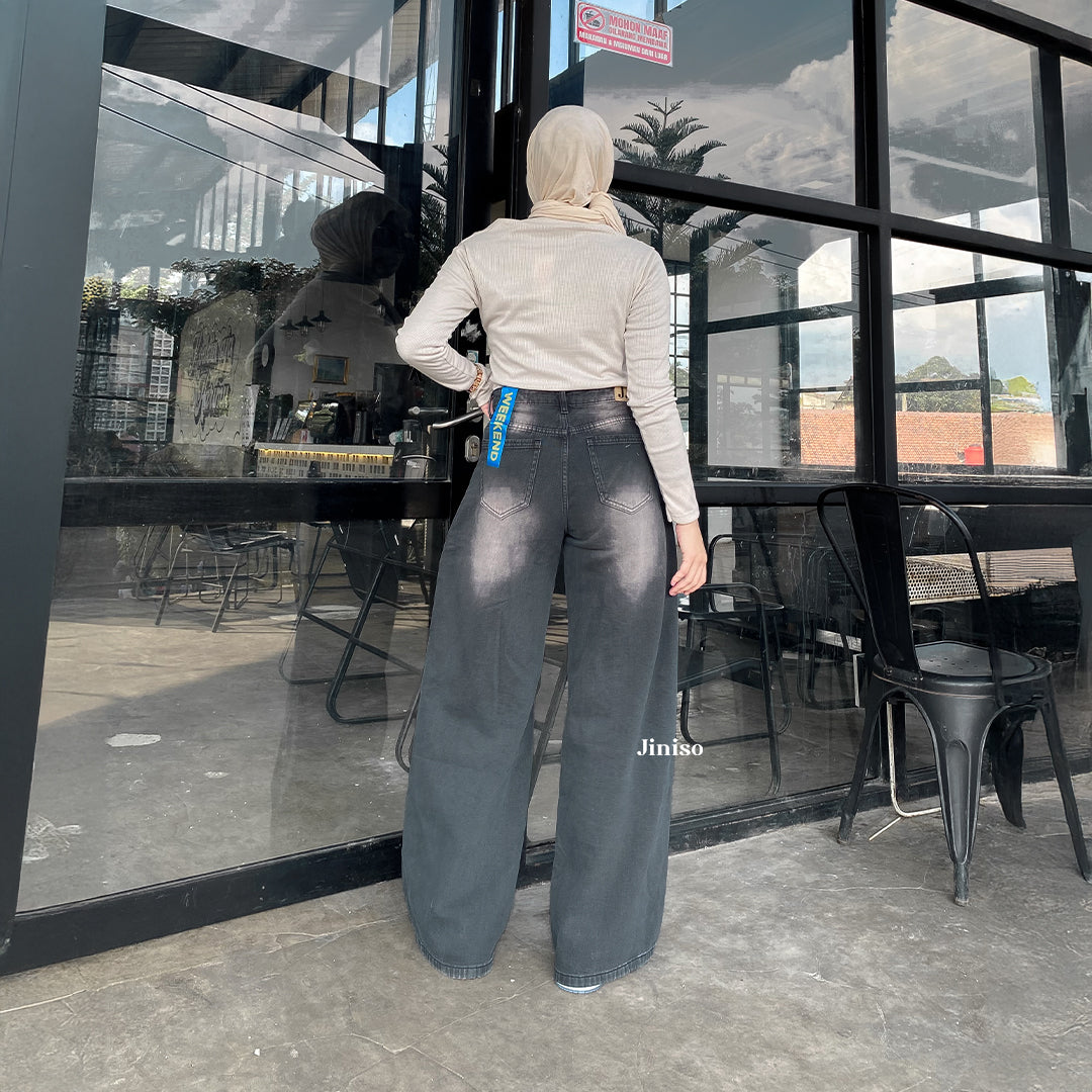 JINISO - Highwaist Oversize Baggy Loose Jeans 752 WEEKEND
