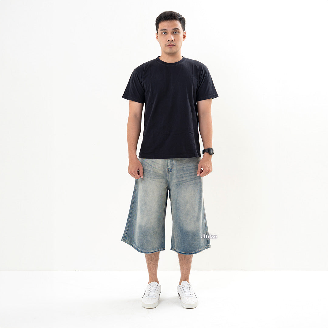 JINISO Jorts Baggy Short Jeans Pria 302