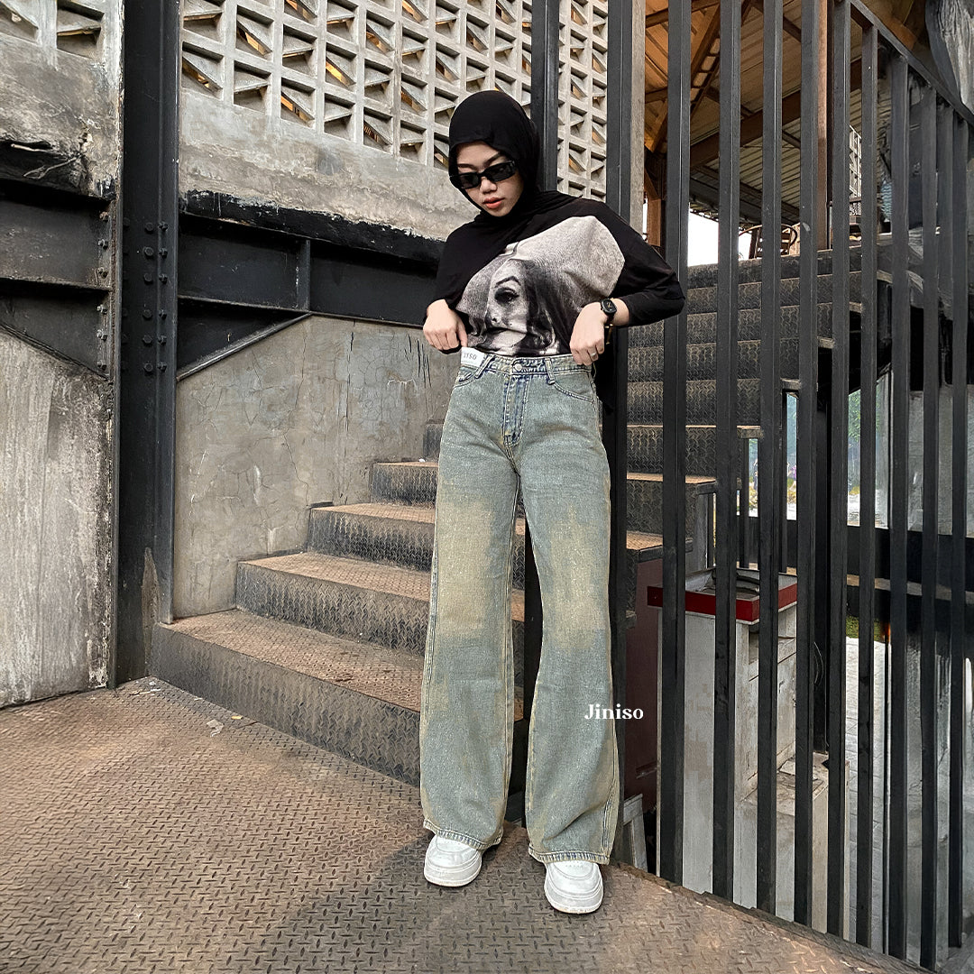 JINISO - Highwaist Oversize Baggy Loose Jeans 770 WEEKEND