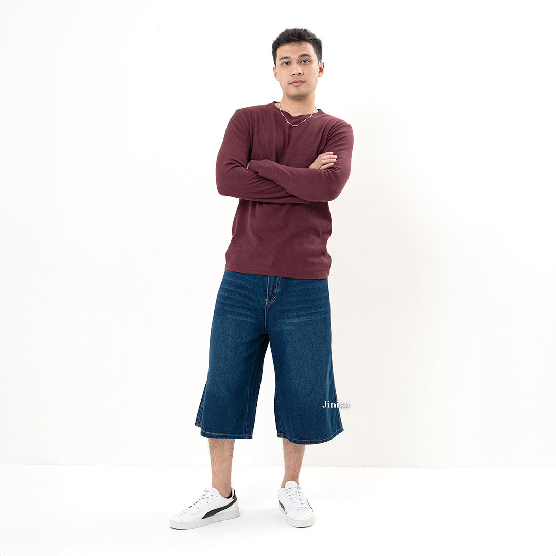 JINISO Jorts Baggy Short Jeans Pria 301