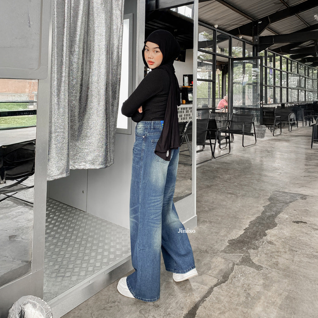 JINISO - Highwaist Oversize Baggy Loose Jeans 780 WEEKEND