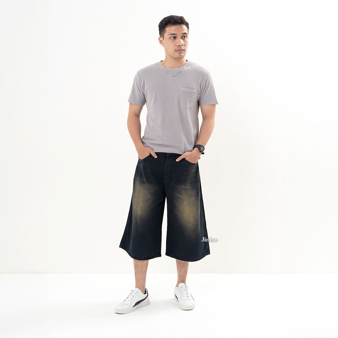 JINISO Jorts Baggy Short Jeans Pria 304