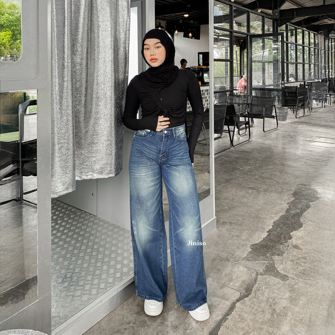 JINISO - Highwaist Oversize Baggy Loose Jeans 780 WEEKEND