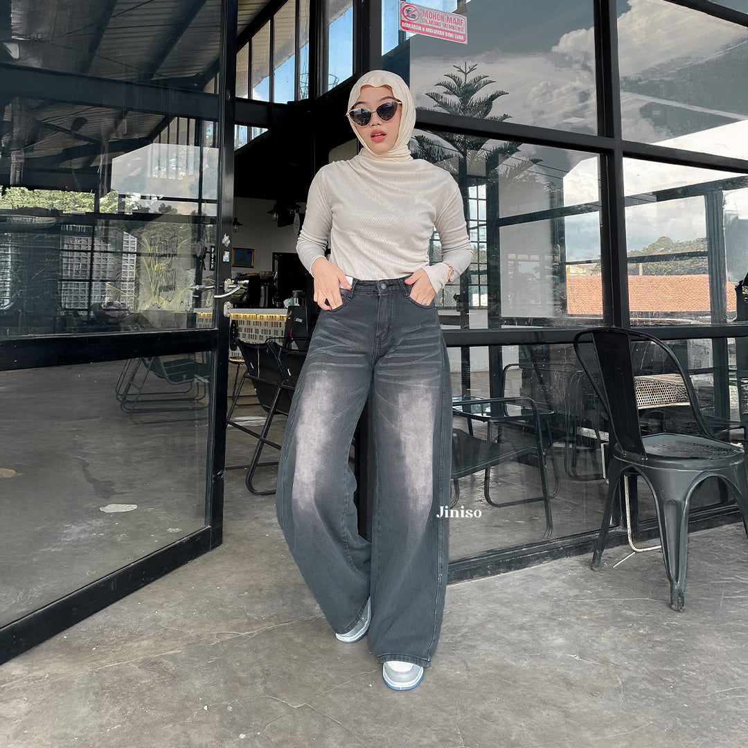 JINISO - Highwaist Oversize Baggy Loose Jeans 752 WEEKEND