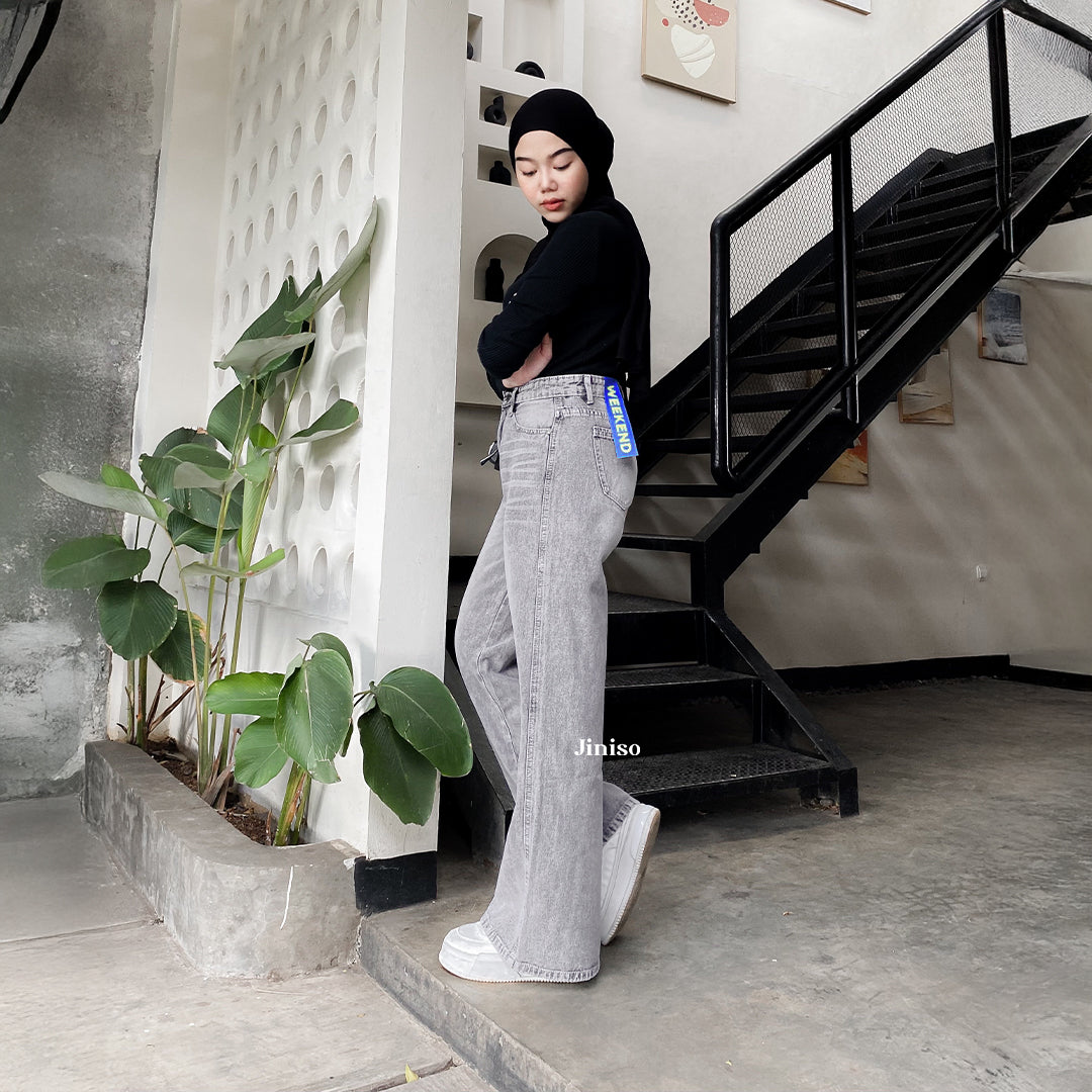 JINISO - Highwaist Oversize Baggy Loose Jeans 688 WEEKEND