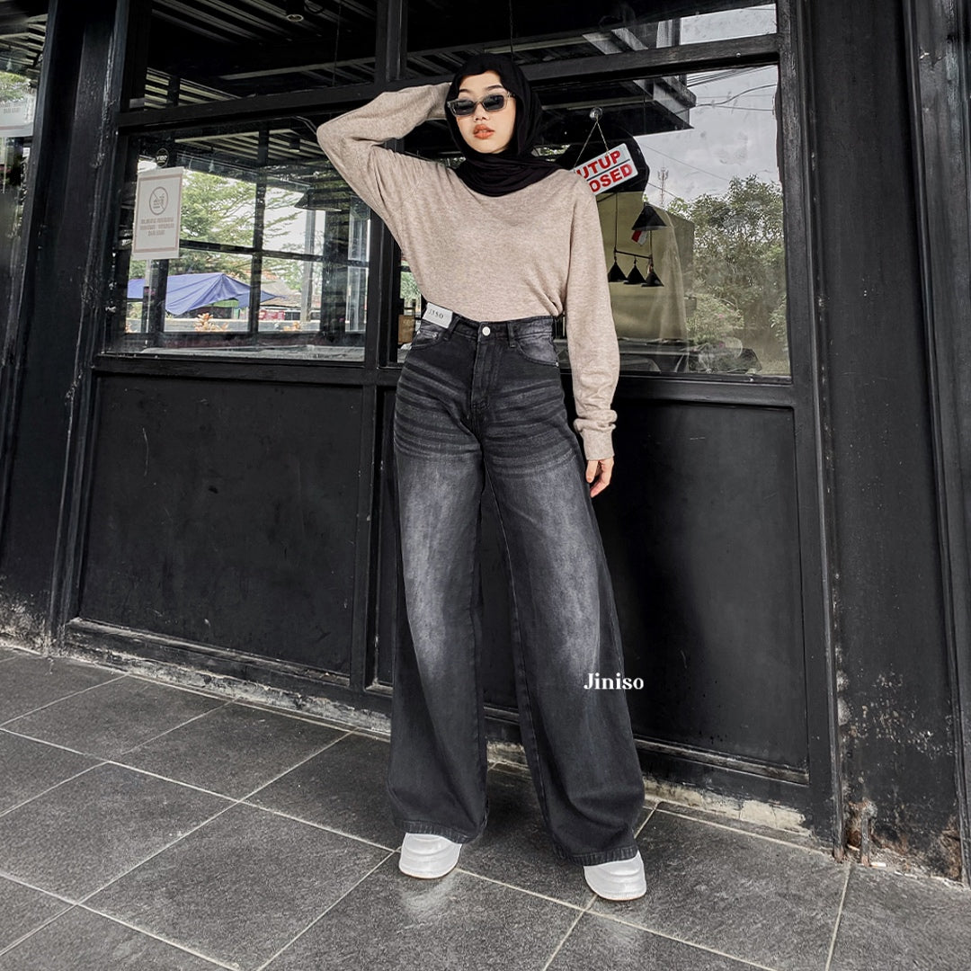 JINISO - Highwaist Oversize Baggy Loose Jeans 781 WEEKEND