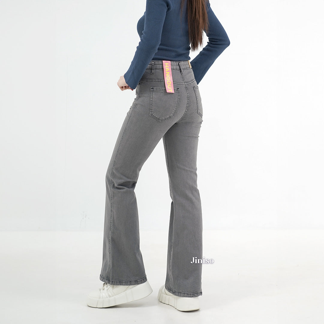 JINISO - Highwaist Stretch Cutbray Pocket Jeans 711 HANGOUT
