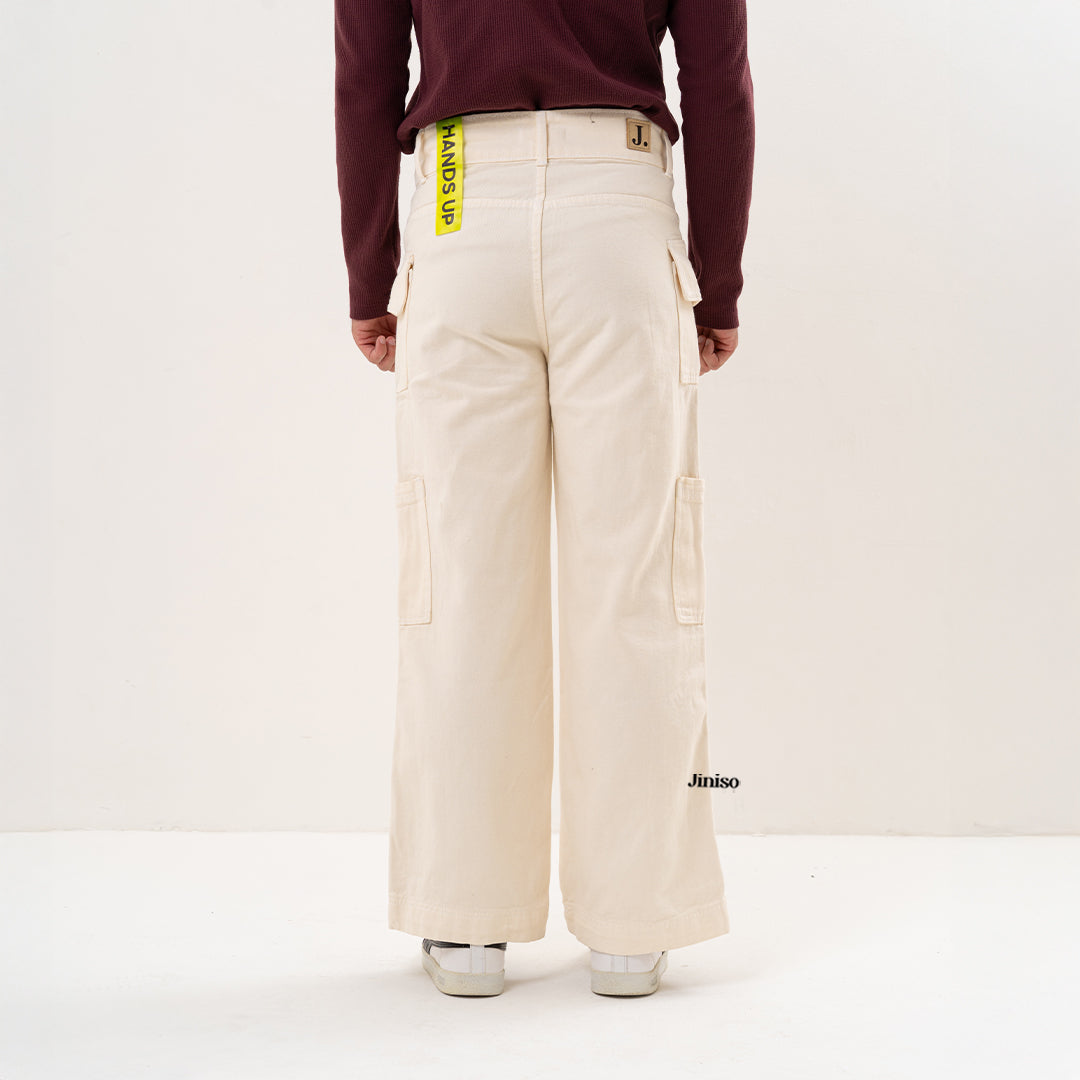 JINISO - Cargo Baggy Denim Jeans Pria 411