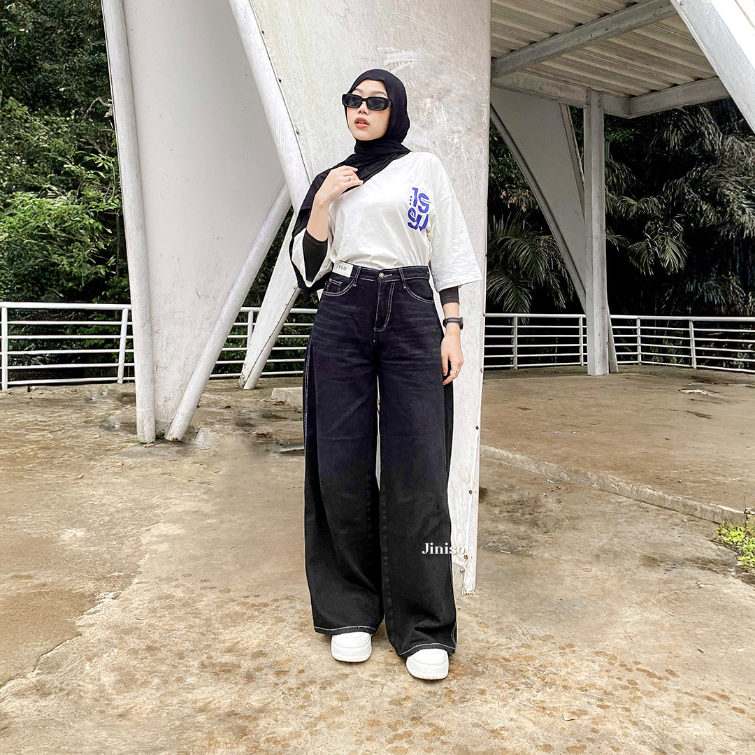 JINISO - Highwaist Oversize Baggy Loose Jeans 675 WEEKEND