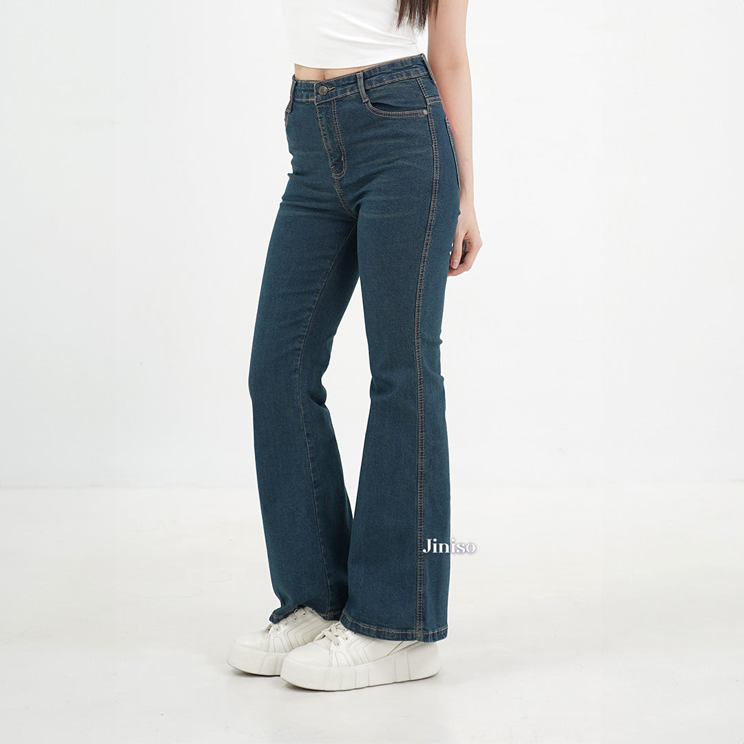 JINISO - Highwaist Stretch Cutbray Pocket Jeans 712 HANGOUT