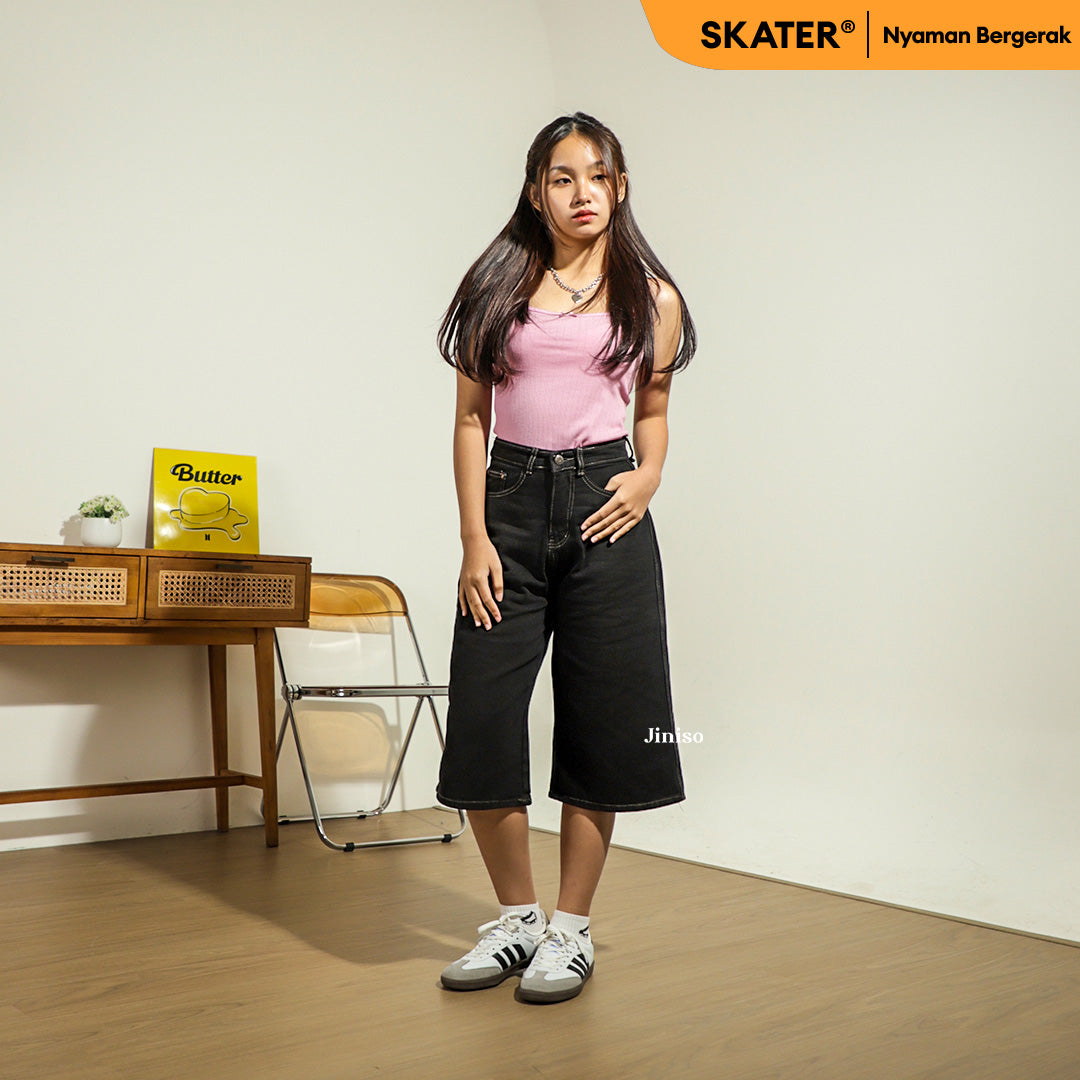 JINISO - Jorts Baggy Short Jeans 300 SKATER