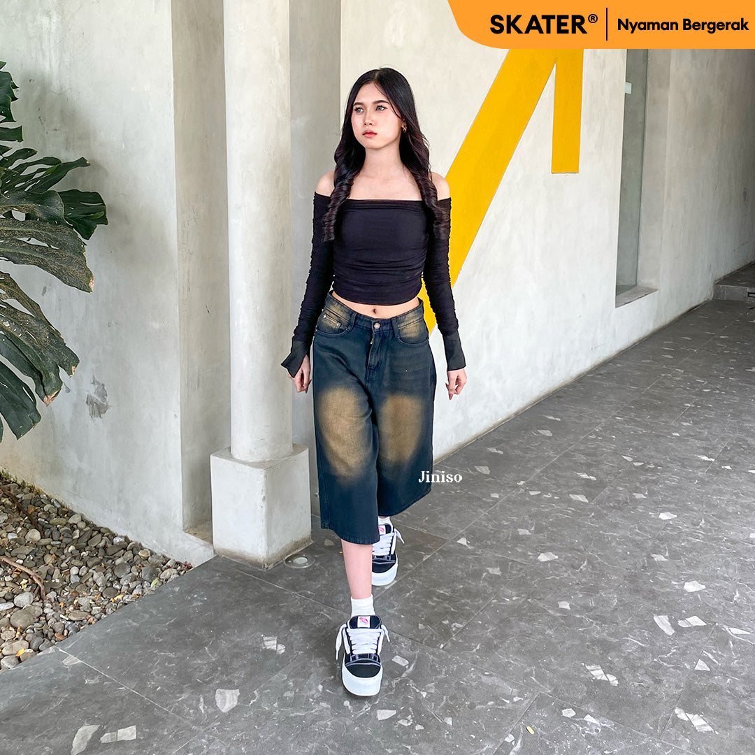 JINISO - Jorts Baggy Short Jeans 304 SKATER