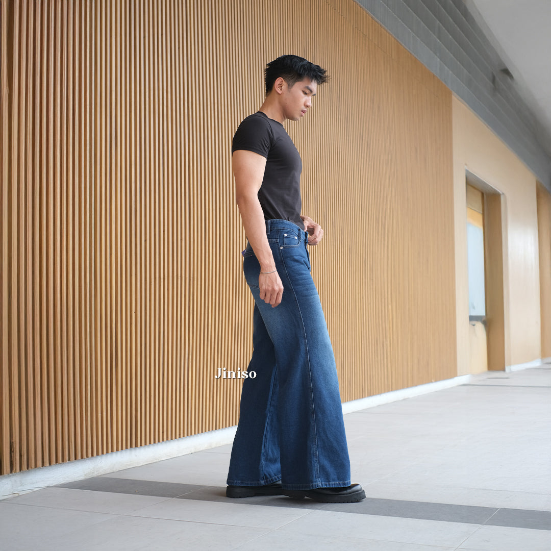JINISO Bootcut Denim Jeans Pria 376