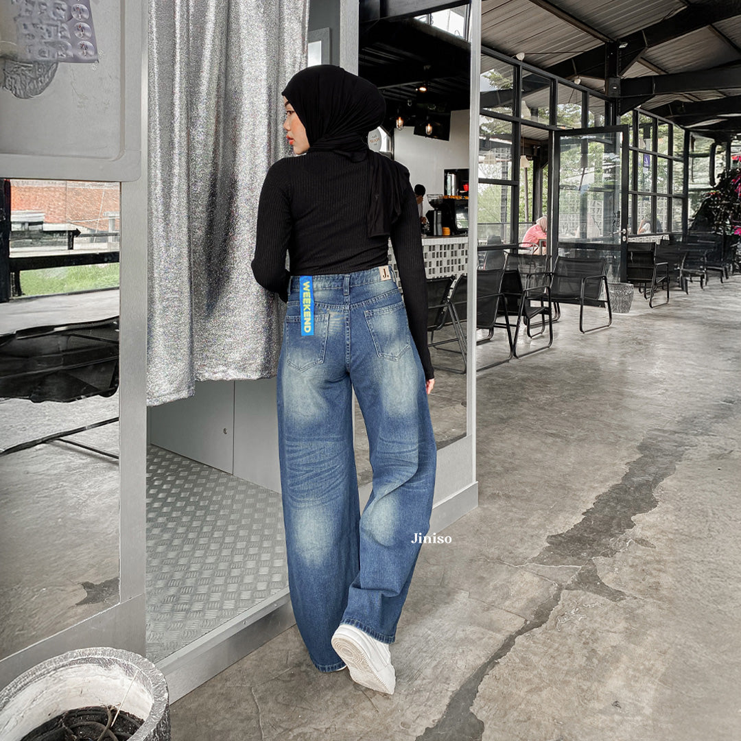 JINISO - Highwaist Oversize Baggy Loose Jeans 780 WEEKEND