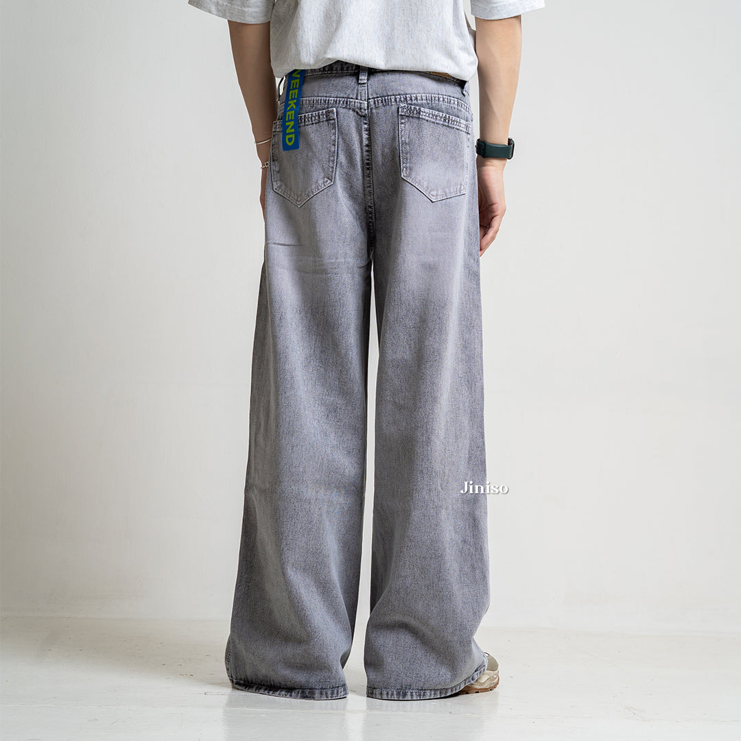 JINISO Oversize Baggy Loose Jeans Pria 688