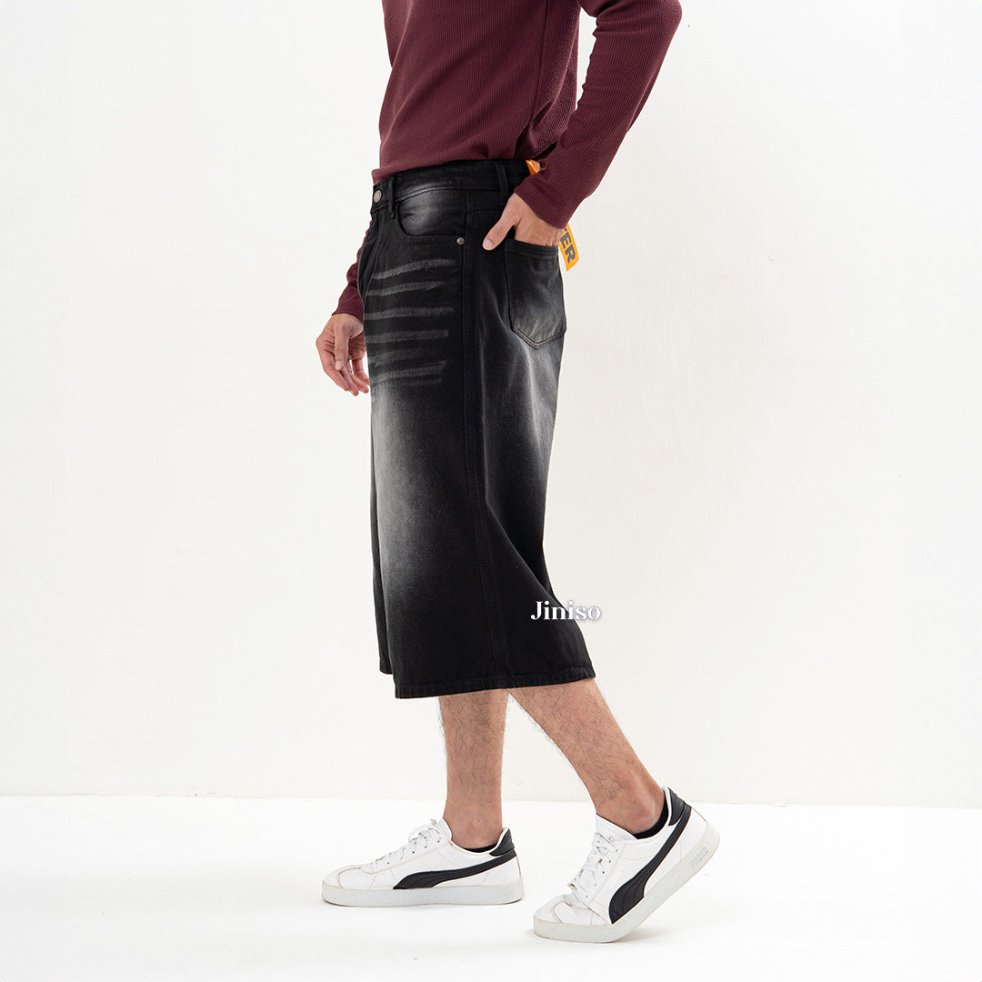 JINISO Jorts Baggy Short Jeans Pria 303