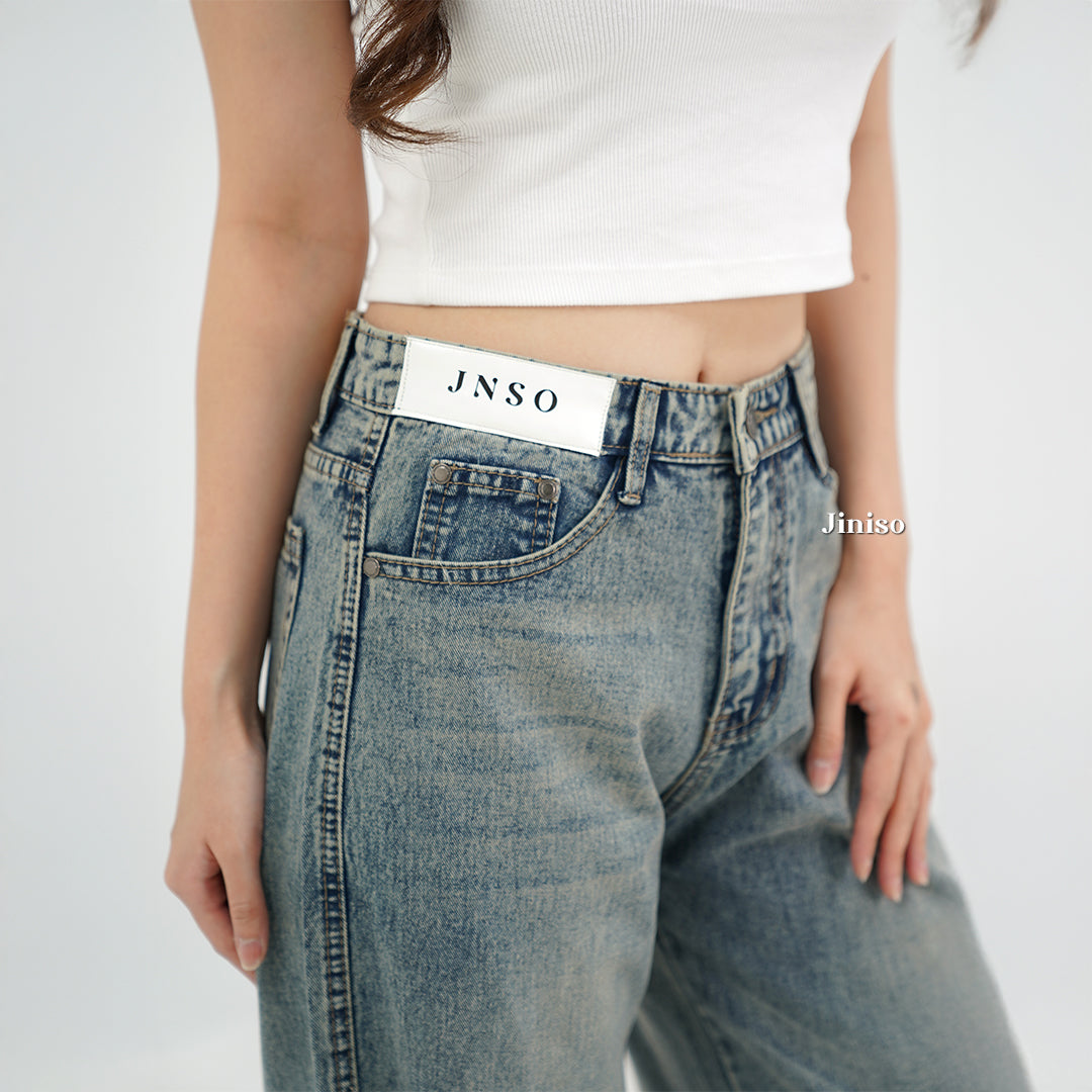 JINISO - Highwaist Oversize Baggy Loose Jeans 777 WEEKEND