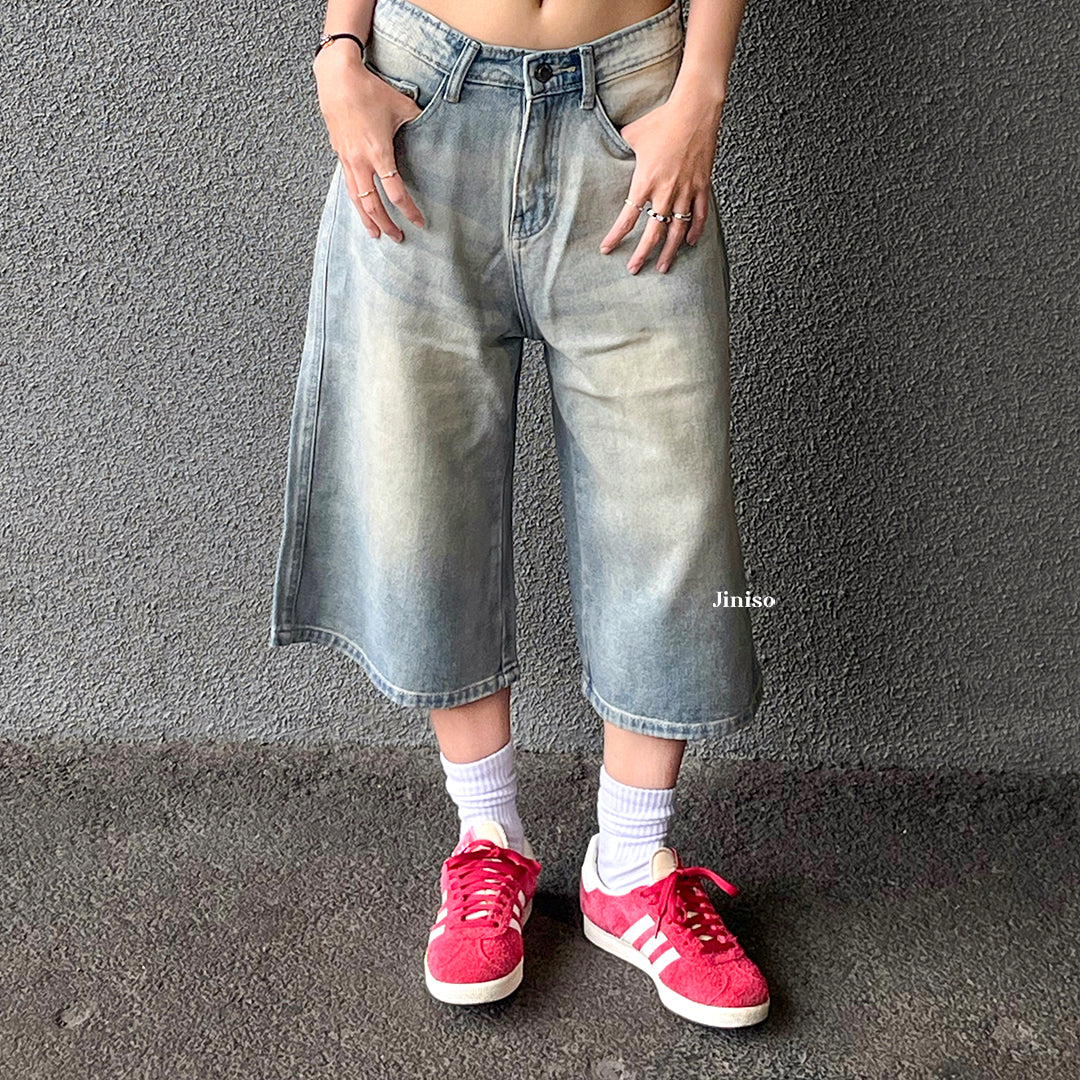 JINISO - Jorts Baggy Short Jeans 302 SKATER