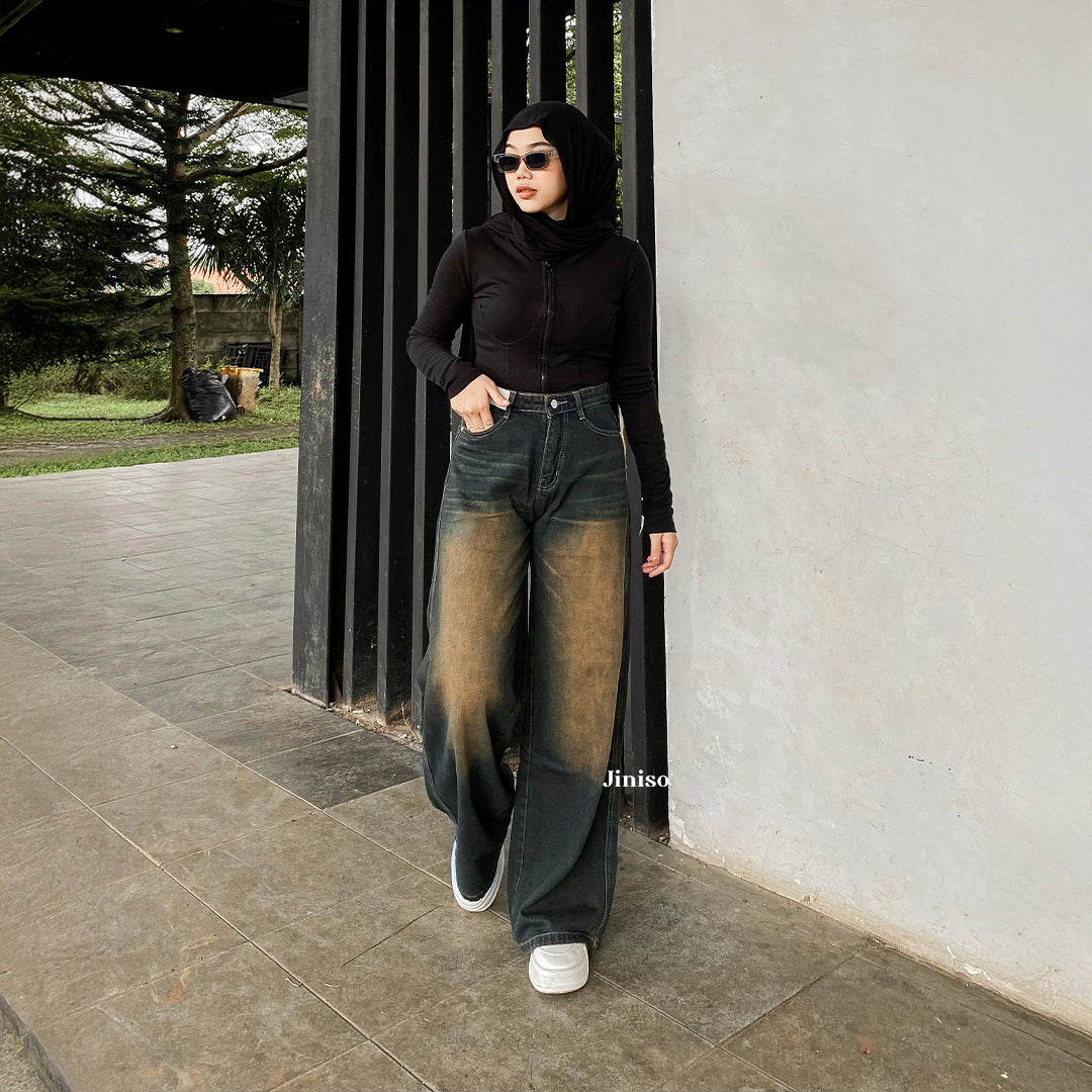 JINISO - Highwaist Oversize Baggy Loose Jeans 776 WEEKEND