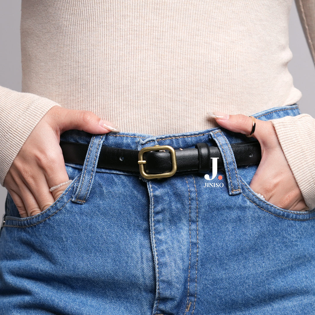 JINISO - Ikat Pinggang Retro Belt Jeans Unisex