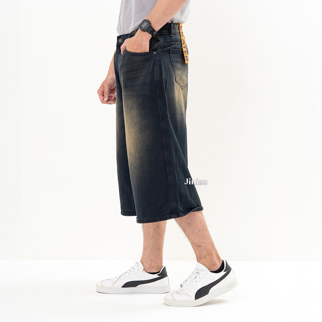 JINISO Jorts Baggy Short Jeans Pria 304