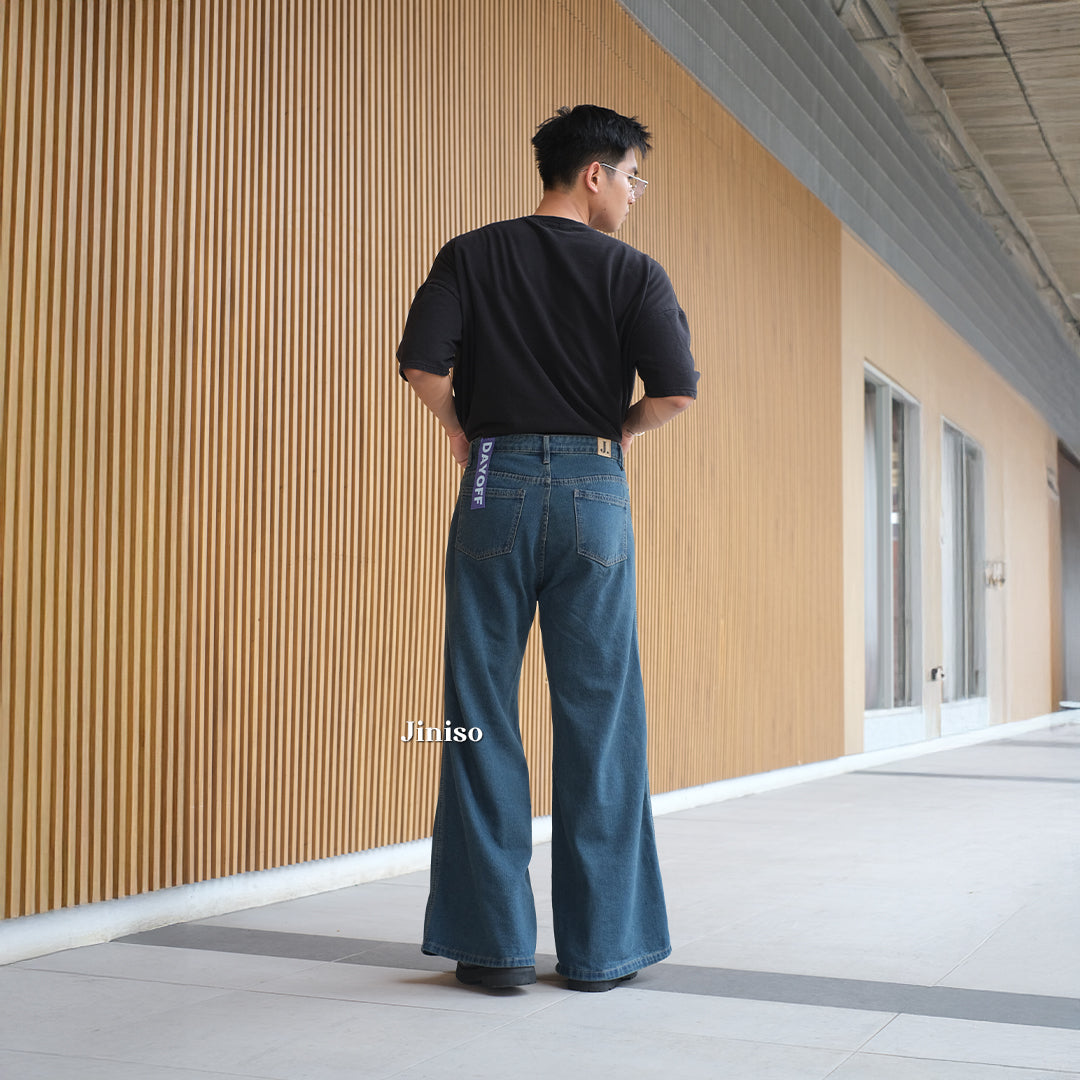 JINISO Bootcut Denim Jeans Pria 372