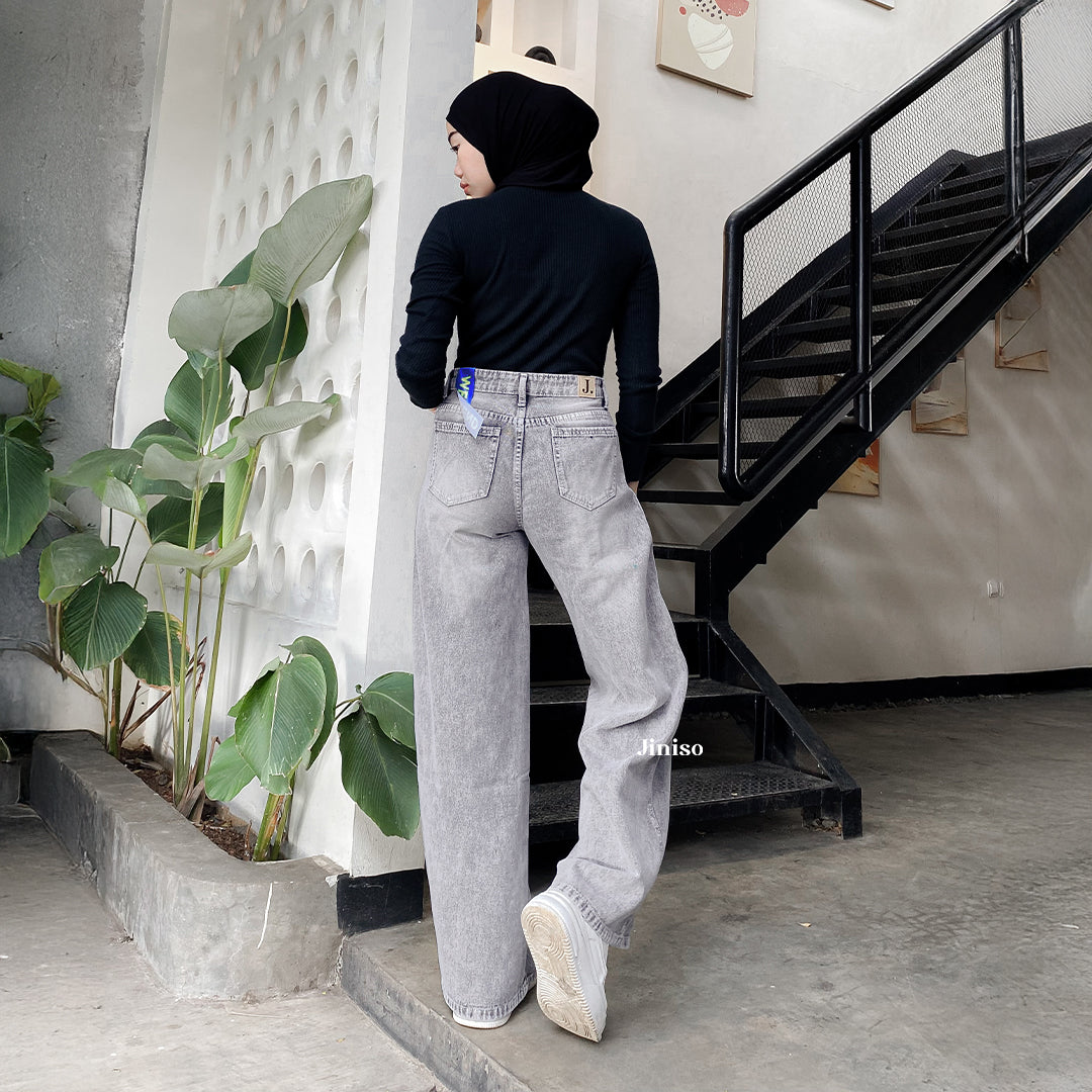 JINISO - Highwaist Oversize Baggy Loose Jeans 688 WEEKEND