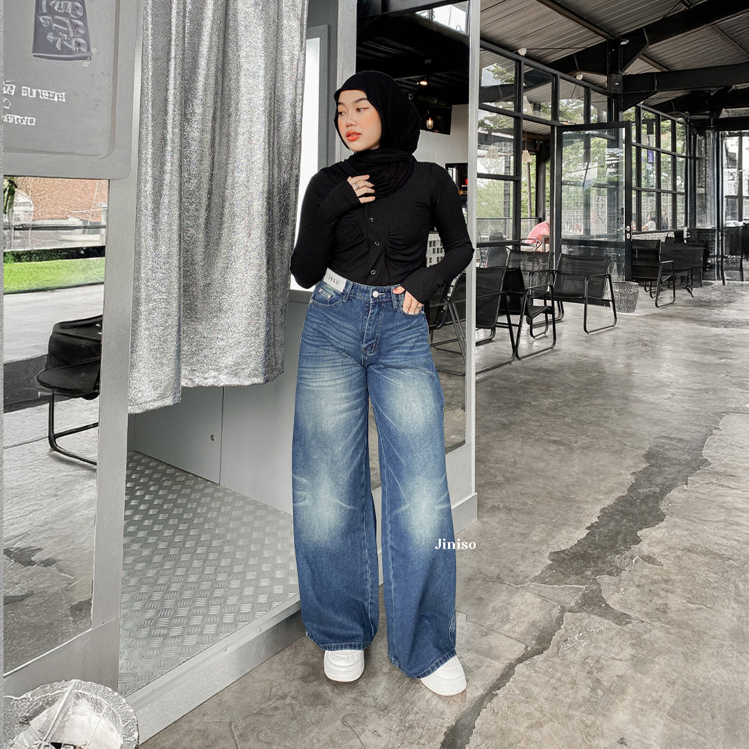 JINISO - Highwaist Oversize Baggy Loose Jeans 780 WEEKEND