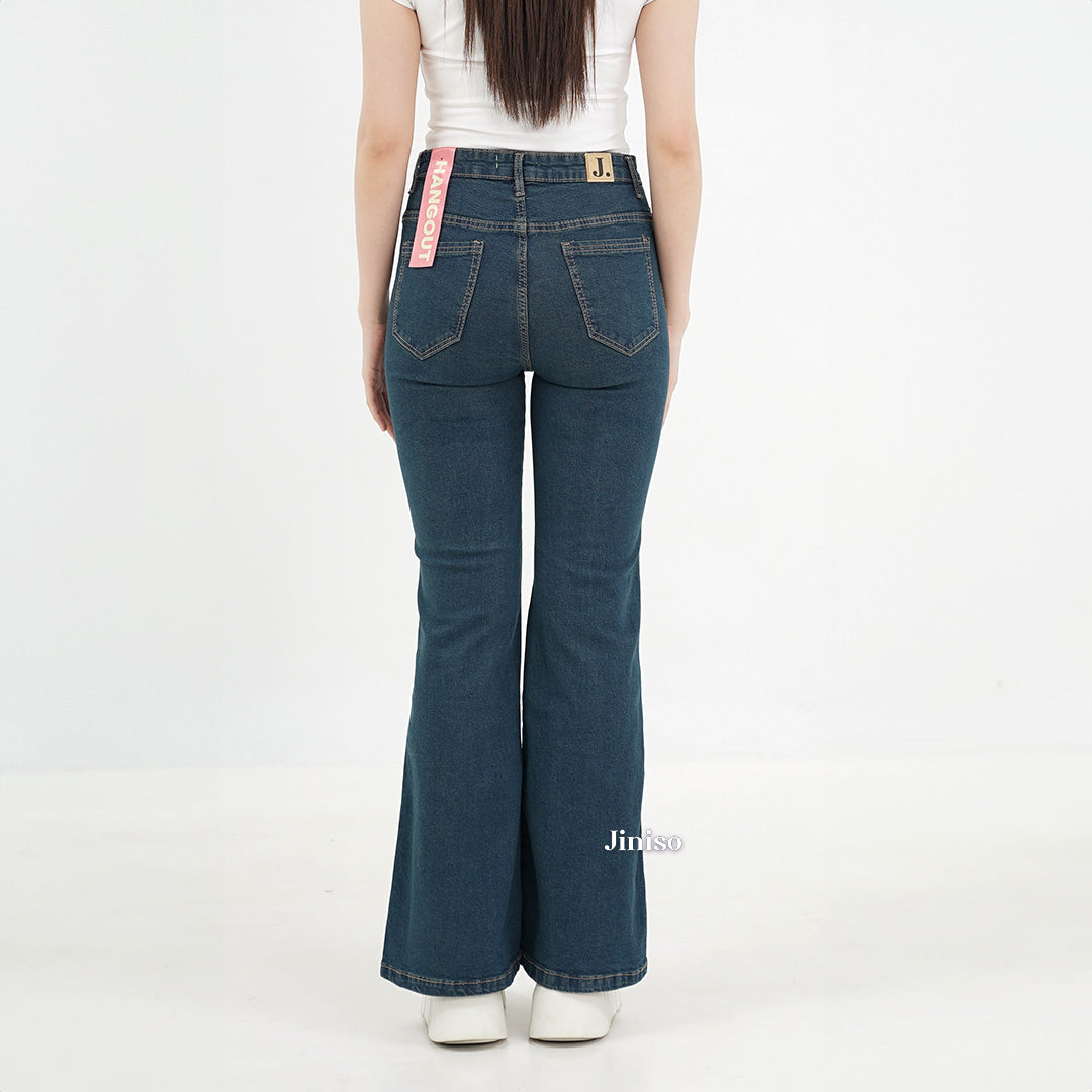 JINISO - Highwaist Stretch Cutbray Pocket Jeans 712 HANGOUT