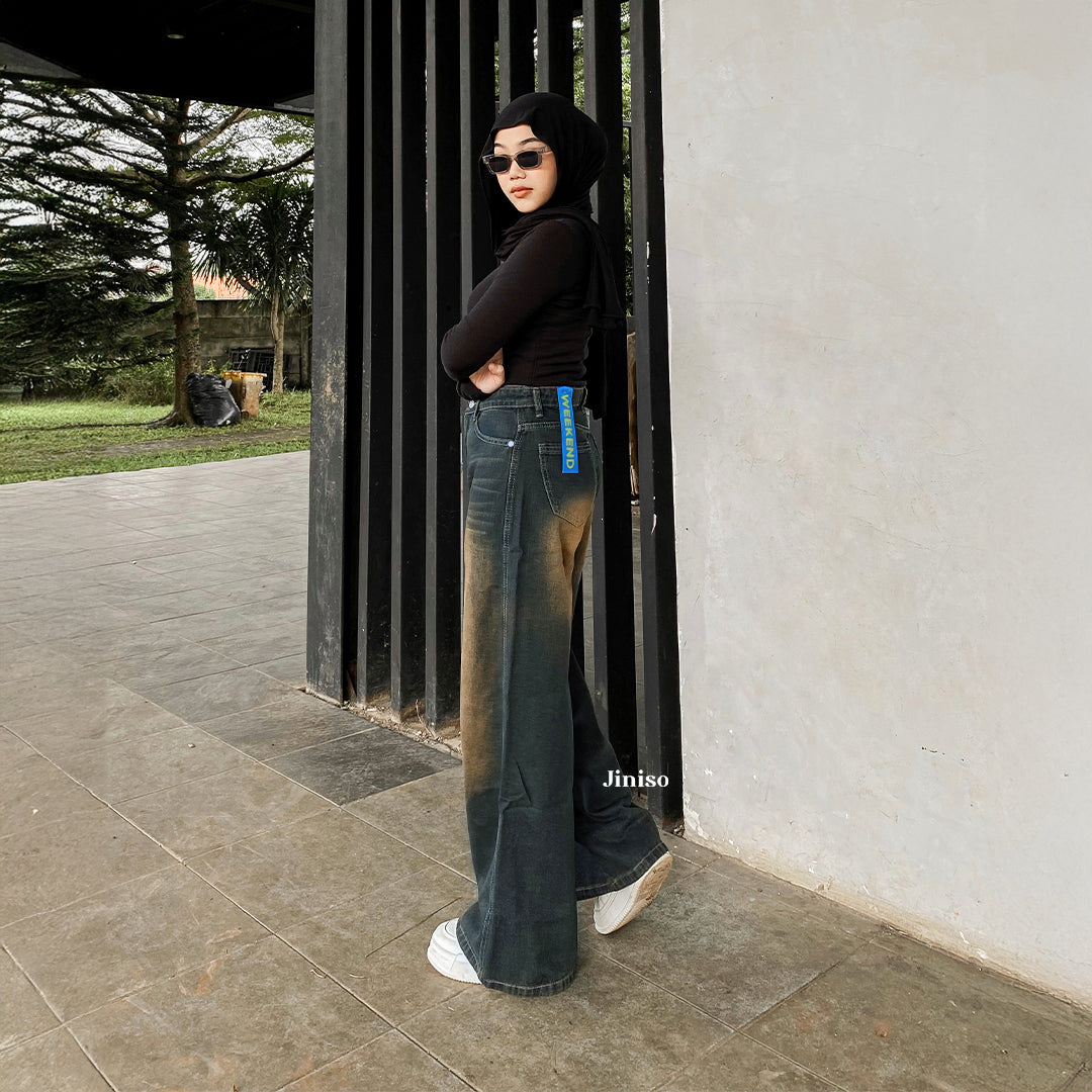 JINISO - Highwaist Oversize Baggy Loose Jeans 776 WEEKEND