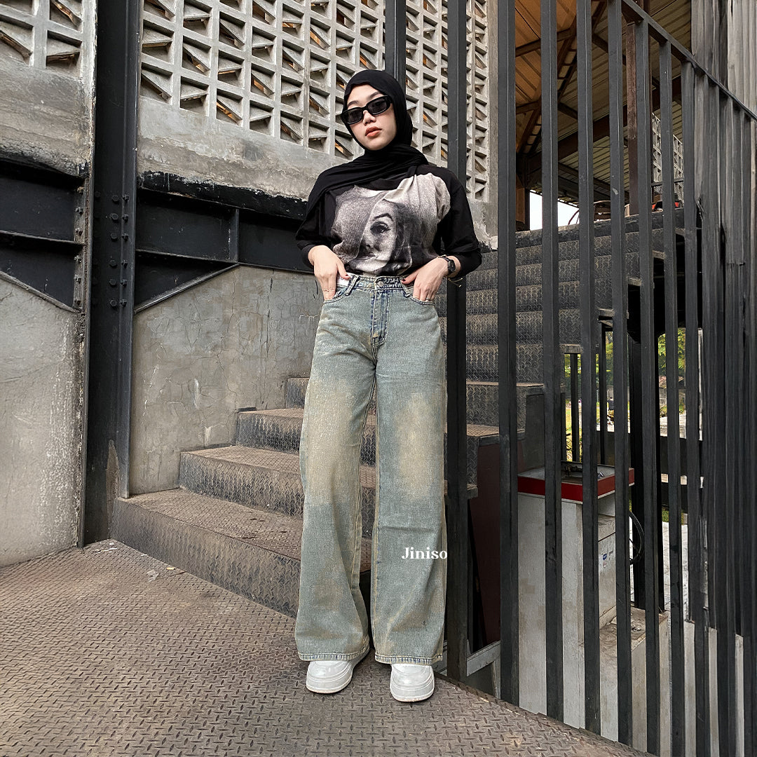JINISO - Highwaist Oversize Baggy Loose Jeans 770 WEEKEND