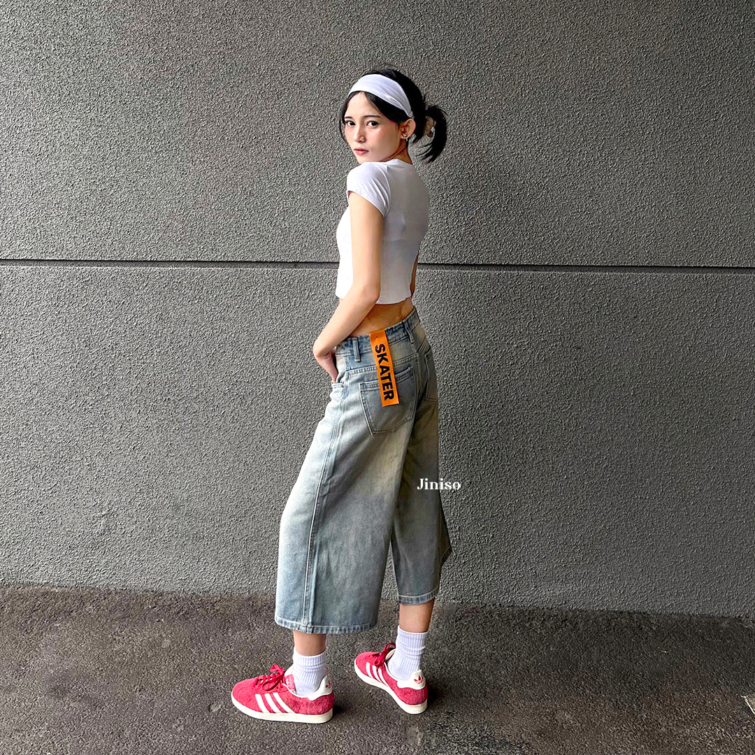 JINISO - Jorts Baggy Short Jeans 302 SKATER