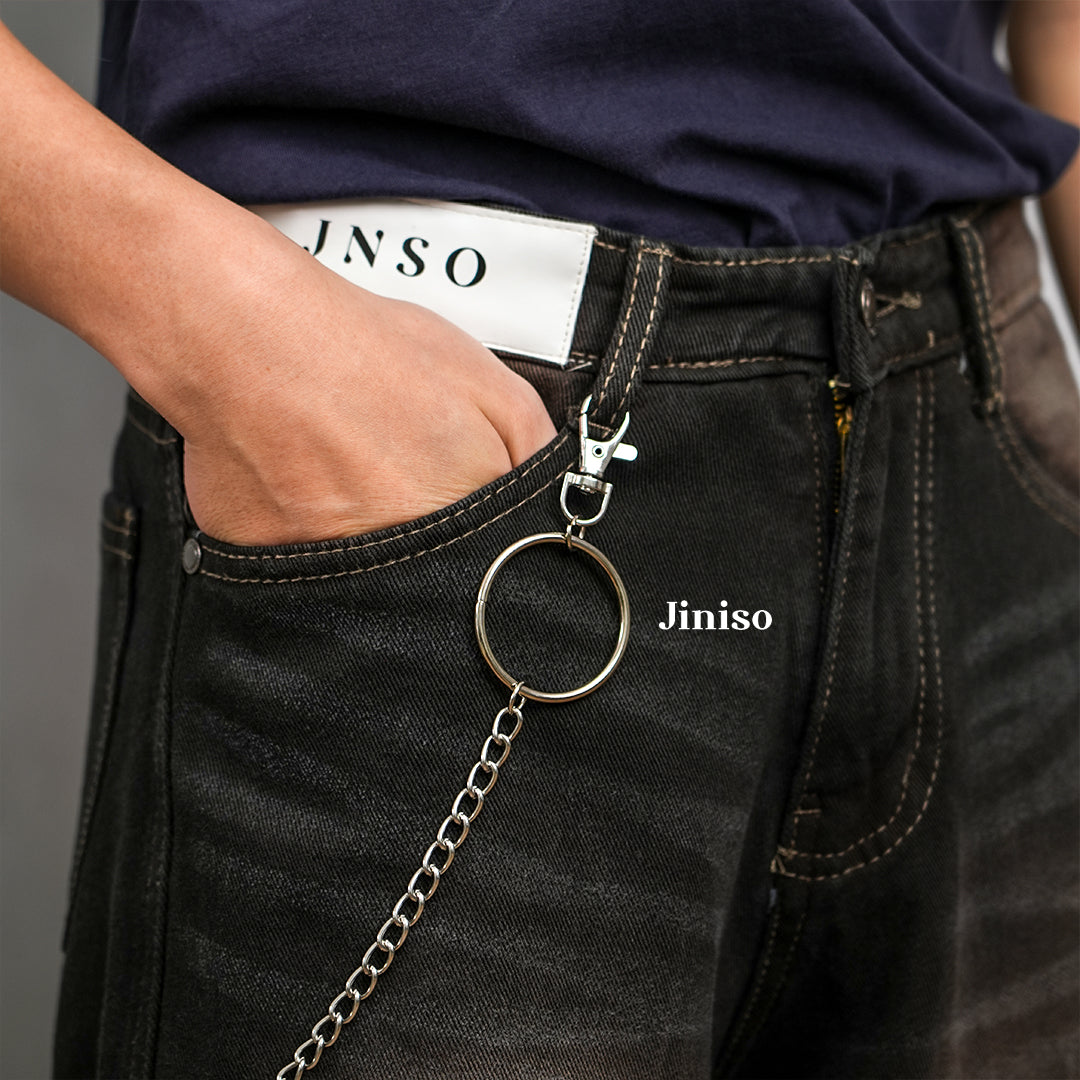 JINISO - Rantai Celana Jeans Chain Ring Belt Pria