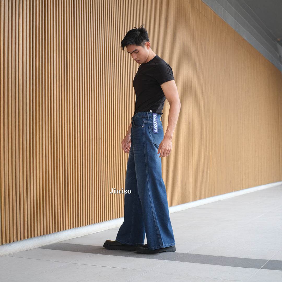 JINISO Bootcut Denim Jeans Pria 376