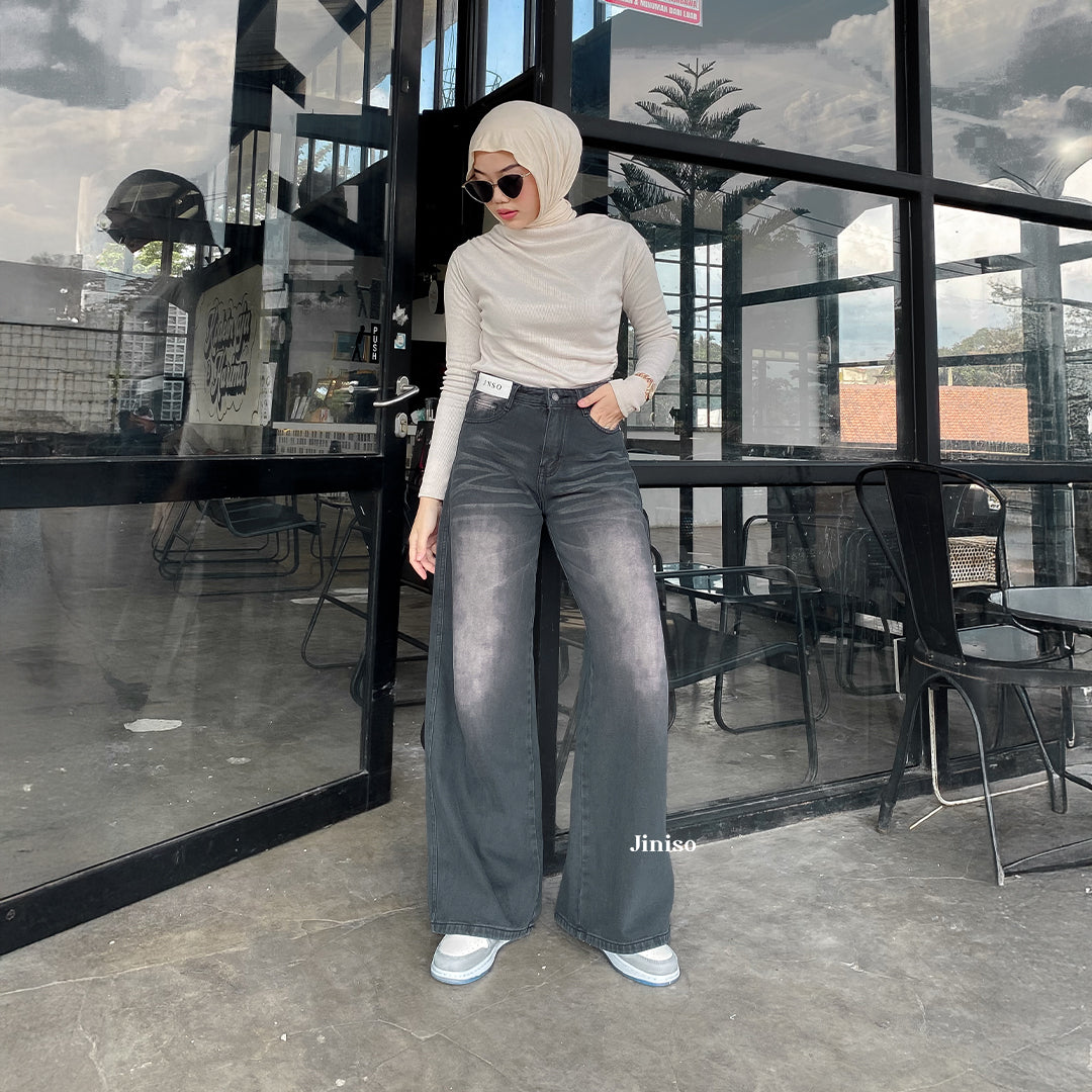 JINISO - Highwaist Oversize Baggy Loose Jeans 752 WEEKEND