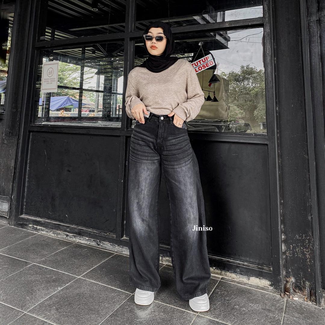 JINISO - Highwaist Oversize Baggy Loose Jeans 781 WEEKEND