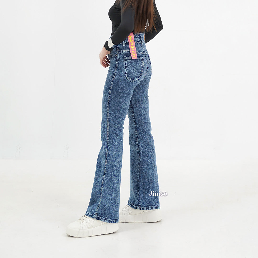 JINISO - Ultra Highwaist Cutbray Stretch Jeans 631 HANGOUT