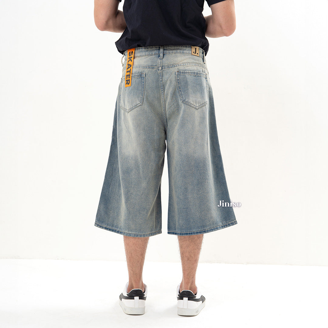 JINISO Jorts Baggy Short Jeans Pria 302
