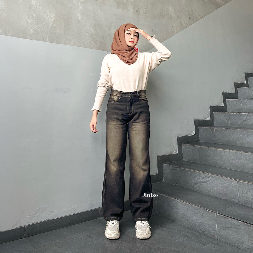 JINISO - Highwaist Loose Jeans 873 HANGOVER