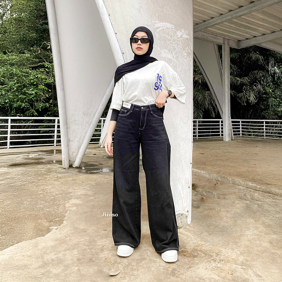 JINISO - Highwaist Oversize Baggy Loose Jeans 675 WEEKEND