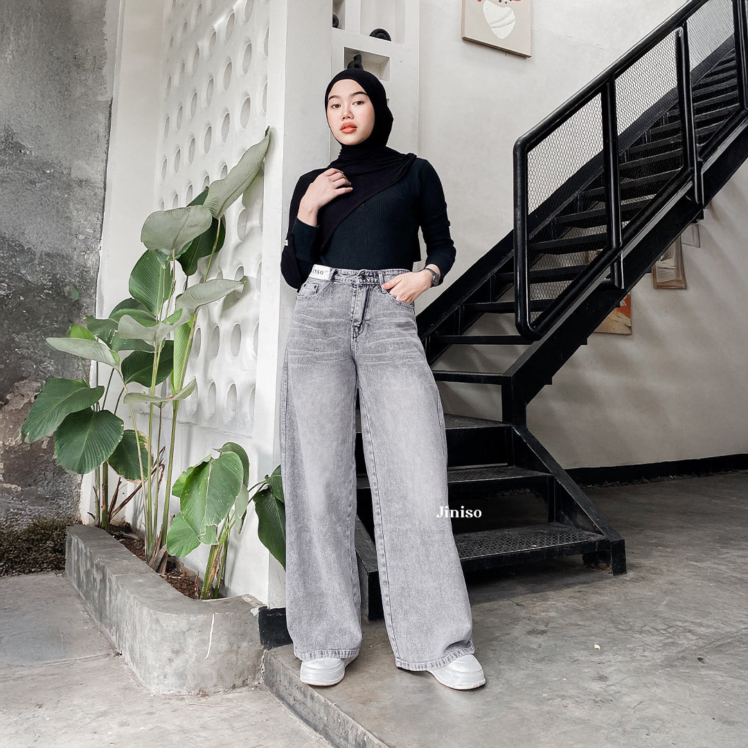 JINISO - Highwaist Oversize Baggy Loose Jeans 688 WEEKEND