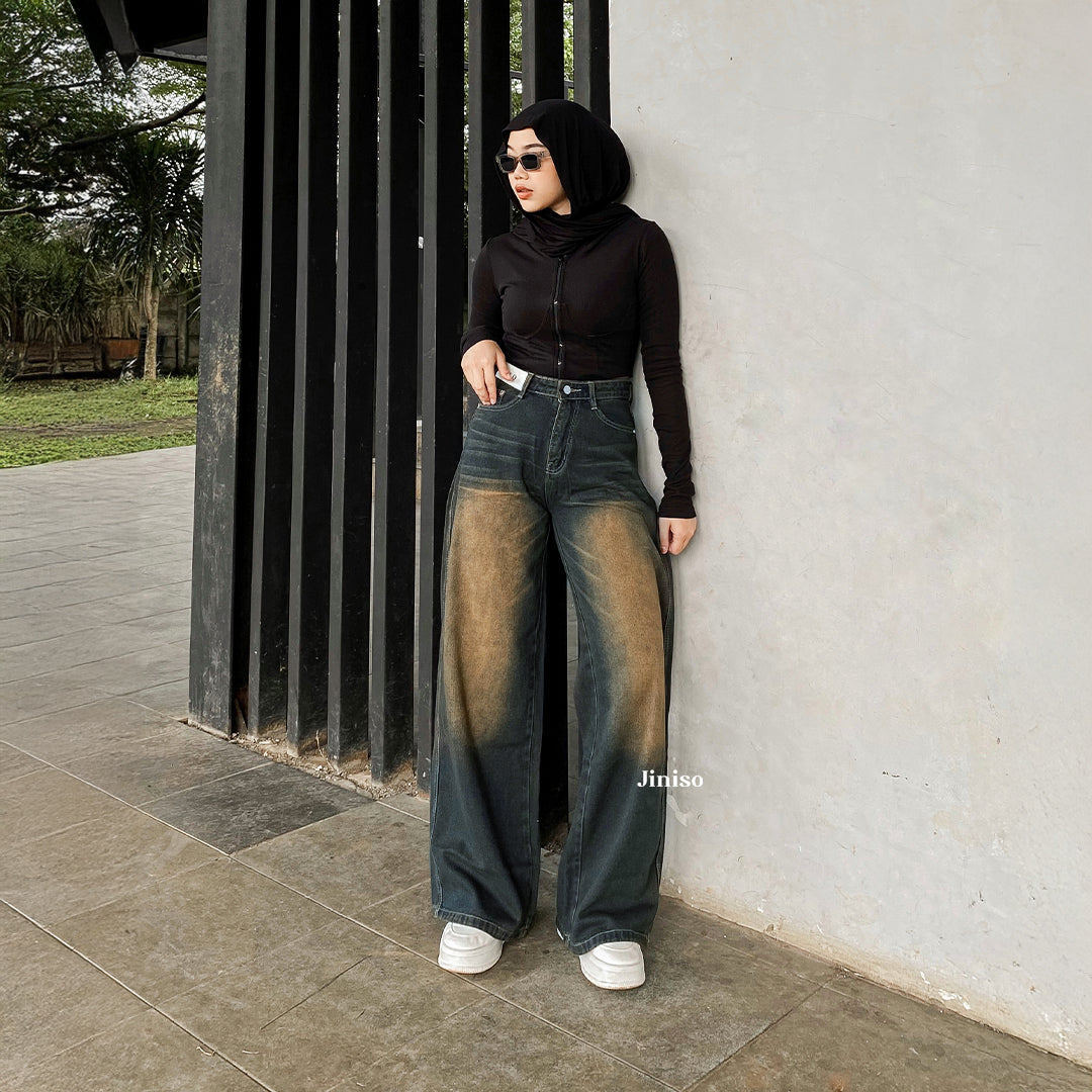 JINISO - Highwaist Oversize Baggy Loose Jeans 776 WEEKEND