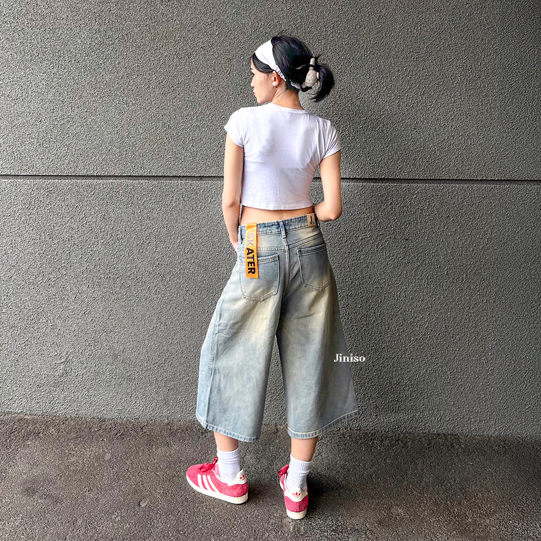 JINISO - Jorts Baggy Short Jeans 302 SKATER