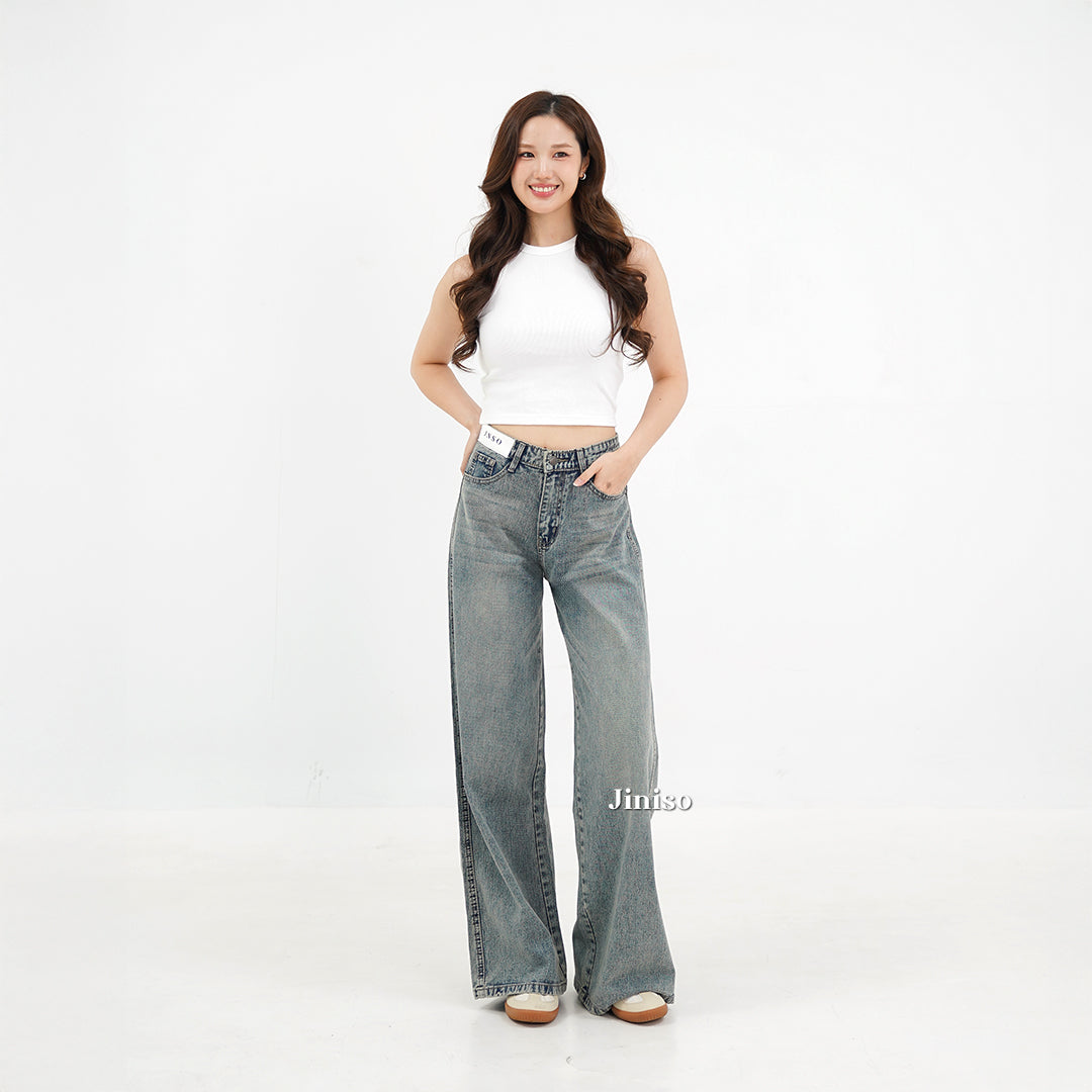JINISO - Highwaist Oversize Baggy Loose Jeans 777 WEEKEND