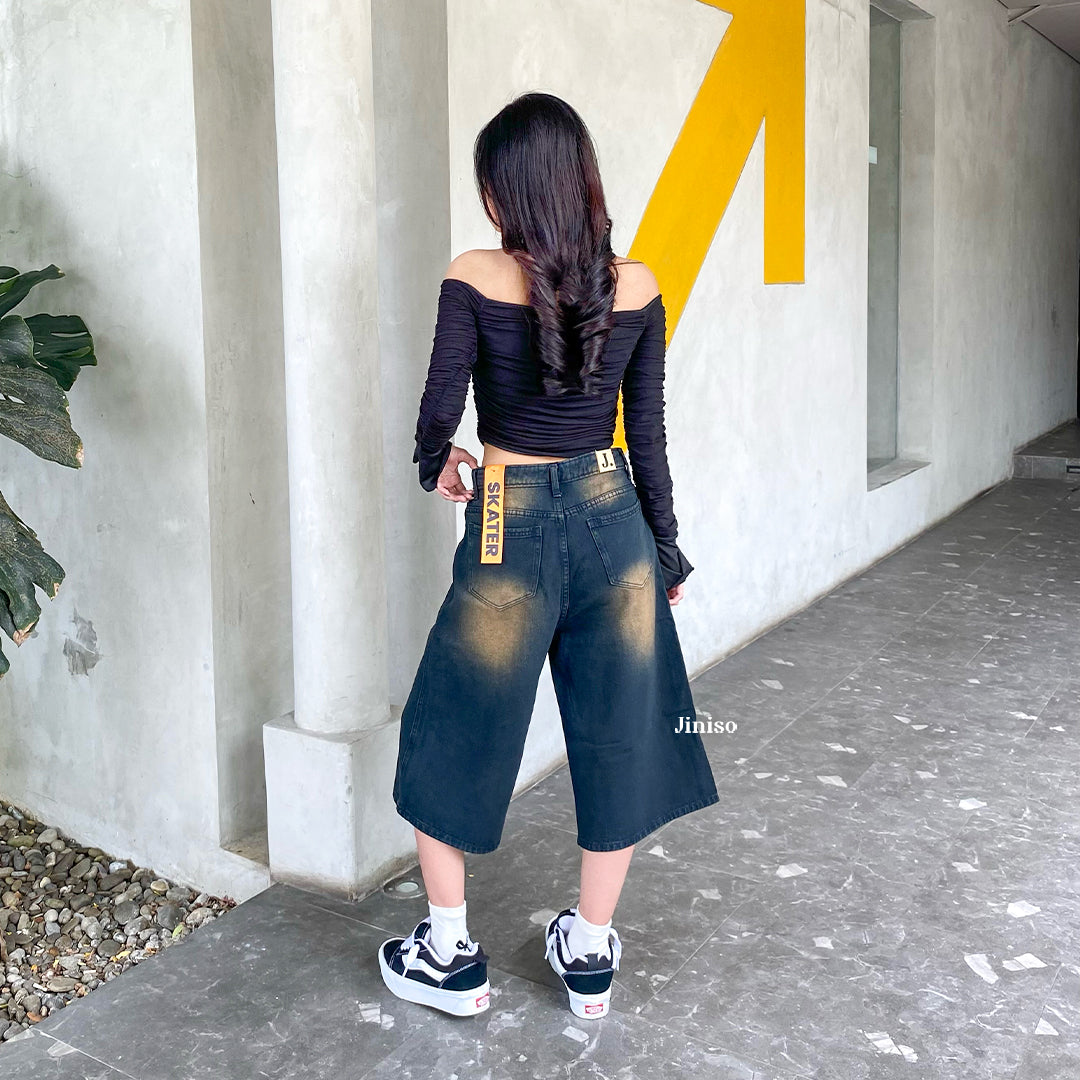 JINISO - Jorts Baggy Short Jeans 304 SKATER