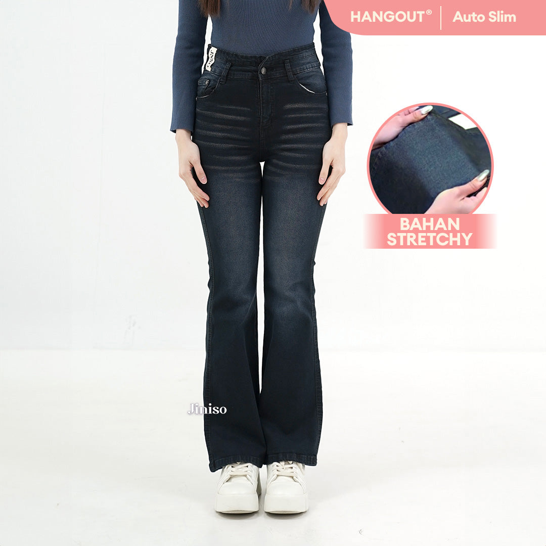 JINISO - Ultra Highwaist Cutbray Stretch Jeans 617 HANGOUT
