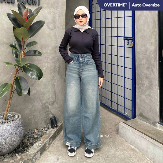JINISO - Ultra Highwaist Baggy Loose Jeans 666 OVERTIME