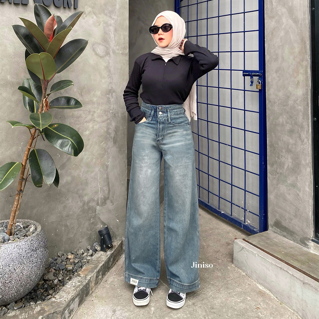 JINISO - Ultra Highwaist Baggy Loose Jeans 666 OVERTIME