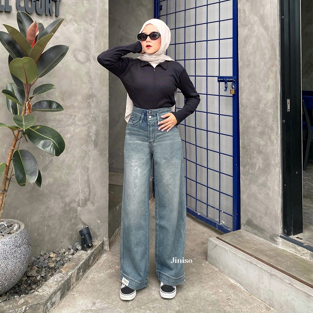 JINISO - Ultra Highwaist Baggy Loose Jeans 666 OVERTIME