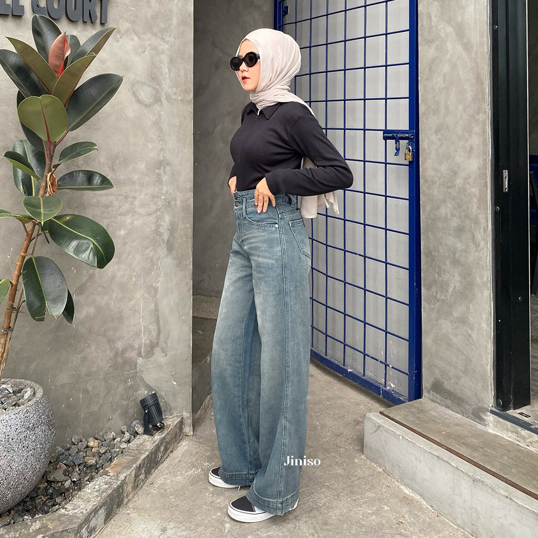 JINISO - Ultra Highwaist Baggy Loose Jeans 666 OVERTIME